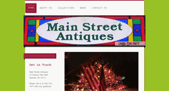 Desktop Screenshot of mainstreetantiques.com