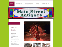 Tablet Screenshot of mainstreetantiques.com